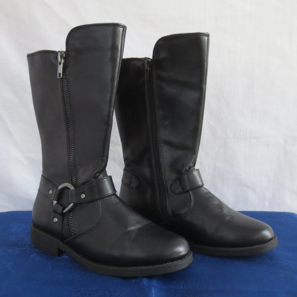 Rachel Shoes Other - Rachel Shoes Black Zip-up Boots Girl's Size 13M